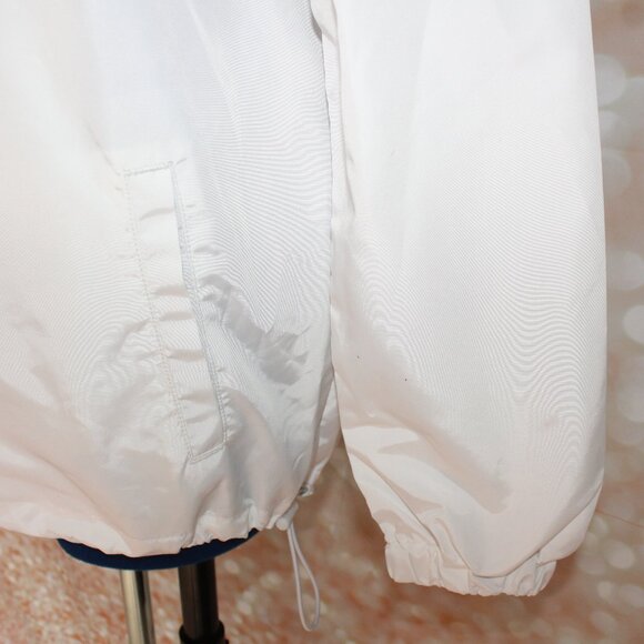 Ninth Hall Milas White & Reflective Striped Anorak Jacket Women's Size Small - Picture 4 of 11
